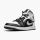 Click To Order Nike Air Jordan 1 Mid White Shadow Men/Women Black/White-Lt Smoke Grey 554724 073 Shoes In Ireland