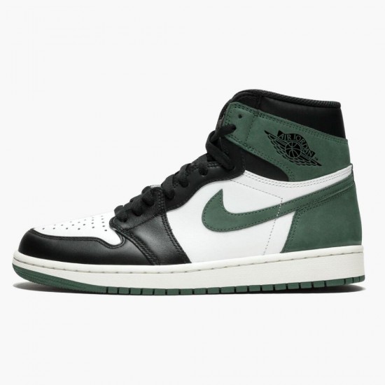 Click To Buy Nike Air Jordan 1 Retro High Clay Green 555088 135 Men/Women Shoes In Ireland