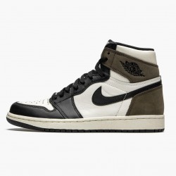 Nike Air Jordan 1 Retro High "Dark Mocha" Men/Women Sail/Dark Mocha-Black-Black 555088 105 Shoes In Ireland