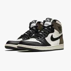 Nike Air Jordan 1 Retro High "Dark Mocha" Men/Women Sail/Dark Mocha-Black-Black 555088 105 Shoes In Ireland