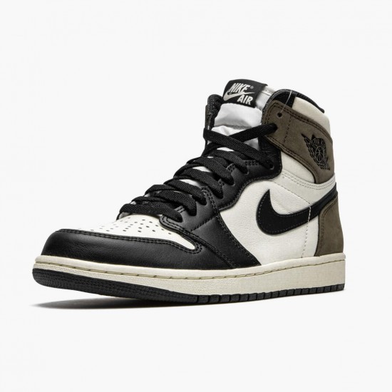 Click To Order Nike Air Jordan 1 Retro High Dark Mocha Men/Women Sail/Dark Mocha-Black-Black 555088 105 Shoes In Ireland