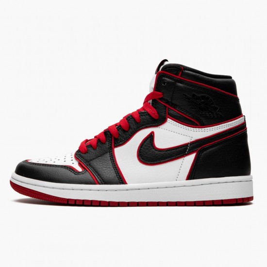 Choose To Buy Nike Air Jordan 1 Retro High OG Bloodline Black/Gym Red-White 555088 062 Men Shoes In Ireland