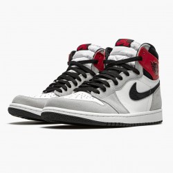 Nike Air Jordan 1 Retro High OG "Light Smoke Grey" White/Black-Light Smoke Grey-V 555088 126 Men/Women Shoes In Ireland