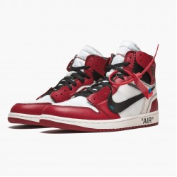 Nike Air Jordan 1 Retro High "Off-White Chicago" Men/Women AA3834 101 White/Black-Varsity Red Shoes In Ireland