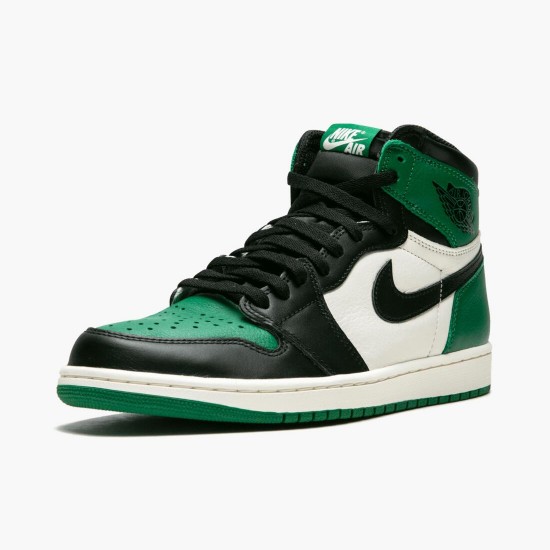 Select and Buy Nike Air Jordan 1 Retro High Pine Green Men/Women 555088 302 Pine Green/Black-Sail Shoes In Ireland