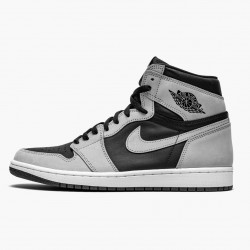 Nike Air Jordan 1 Retro High "Shadow 2.0" 555088-035 Black/White-Light Smoke Grey Men/Women Shoes In Ireland