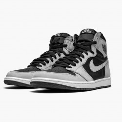 Nike Air Jordan 1 Retro High "Shadow 2.0" 555088-035 Black/White-Light Smoke Grey Men/Women Shoes In Ireland