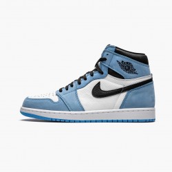 Nike Air Jordan 1 Retro High White "University Blue" Black 555088 134 Shoes In Ireland