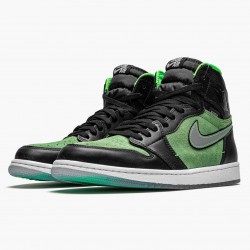 Nike Air Jordan 1 Retro High Zoom "Zen Green" Men/Women CK6637 002 Black/Black-Tomatillo-Rage-Gre Shoes In Ireland