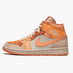 Nike Air Jordan 1 Mid "Apricot Orange" DH4270 800 Atomic Orange/Apricot Agate-Terra Blush Men/Women Shoes In Ireland