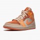 Select and Buy Nike Air Jordan 1 Mid Apricot Orange DH4270 800 Atomic Orange/Apricot Agate-Terra Blush Men/Women Shoes In Ireland