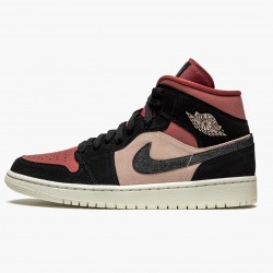 Nike Air Jordan 1 Mid "Canyon Rust" BQ6472 202 Particle Beige/Black WMNS Shoes In Ireland