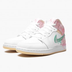 Nike Air Jordan 1 Mid SE GS "Ice Cream" DD1666 100 WMNS Shoes In Ireland