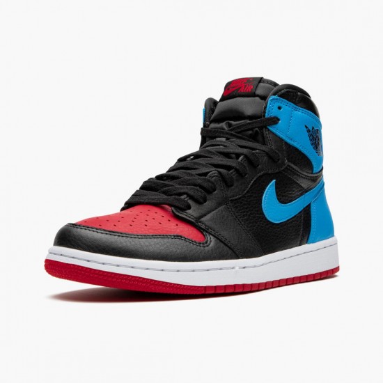 Click To Order Nike Air Jordan 1 High OG UNC To Chicago Black/Dark Powder Blue/Gym Red CD0461 046 Shoes In Ireland