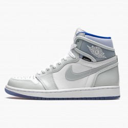 Nike Air Jordan 1 High Zoom "Racer Blue" White/White-Racer Blue CK6637 104 Shoes In Ireland