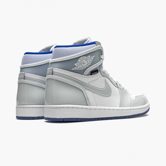 Choose To Buy Nike Air Jordan 1 High Zoom Racer Blue White/White-Racer Blue CK6637 104 Shoes In Ireland