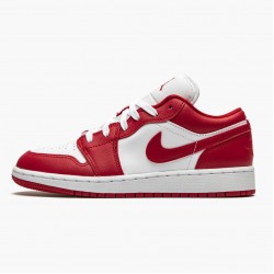 Nike Air Jordan 1 Low "Gym Red/White" Gym Red/Gym-Red Whte 553560 611 Shoes In Ireland