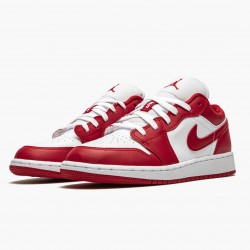 Nike Air Jordan 1 Low "Gym Red/White" Gym Red/Gym-Red Whte 553560 611 Shoes In Ireland