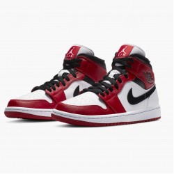 Nike Air Jordan 1 Mid "Chicago 2020" White/Gym Red-Black 554724 173 Men/Women Shoes In Ireland