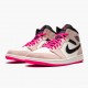 Order To Buy Nike Air Jordan 1 Mid Crimson Tint Crimson Tint/Hyper Pink-Black 852542 801 Men/Women Shoes In Ireland