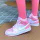 Click To Order Nike Air Jordan 1 Mid Digital Pink Digital Pink/White-Pink Foam-Sail CW5379 600 WMNS Shoes In Ireland