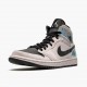 Select and Buy Nike Air Jordan 1 Mid Dirty Powder Iridescent Barely Rose/Black/Multi BQ6472 602 Men/Women Shoes In Ireland