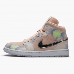 Nike Air Jordan 1 Mid SE "P(Her)spectate" Washed Coral/Chrome CW6008 600 Men/Women Shoes In Ireland