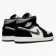 Select and Buy Nike Air Jordan 1 Mid Satin Grey Toe Black/Anthracite-Sail 852542 011 Shoes In Ireland