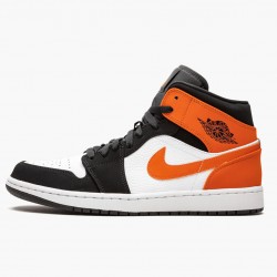 Nike Air Jordan 1 Mid "Shattered Backboard" Black/White-Starfish 554724 058 Shoes In Ireland