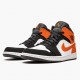 Order To Buy Nike Air Jordan 1 Mid Shattered Backboard Black/White-Starfish 554724 058 Shoes In Ireland