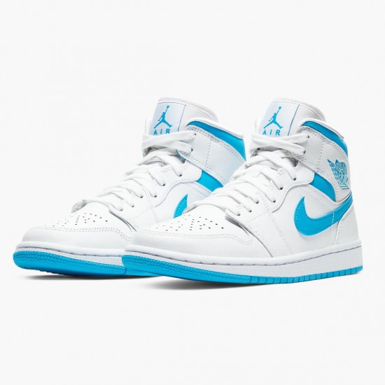 Select and Buy Nike Air Jordan 1 Mid UNC University Blue/White BQ6472 114 Shoes In Ireland