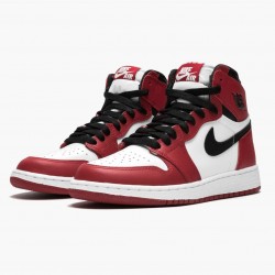 Nike Air Jordan 1 Retro "Chicago" White/Black-Varsity Red 575441 101 Men/Women Shoes In Ireland