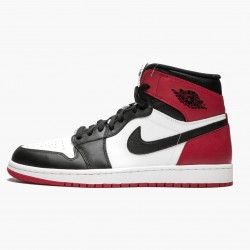 Nike Air Jordan 1 Retro High "Black Toe" White/Black-Gym Red 555088 184 Men Shoes In Ireland