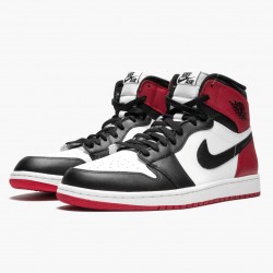 Nike Air Jordan 1 Retro High "Black Toe" White/Black-Gym Red 555088 184 Men Shoes In Ireland