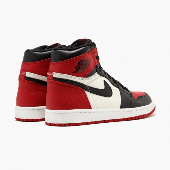 Click To Order Nike Air Jordan 1 Retro High Bred Toe Red/Black/White 555088 610 Men/Women Shoes In Ireland