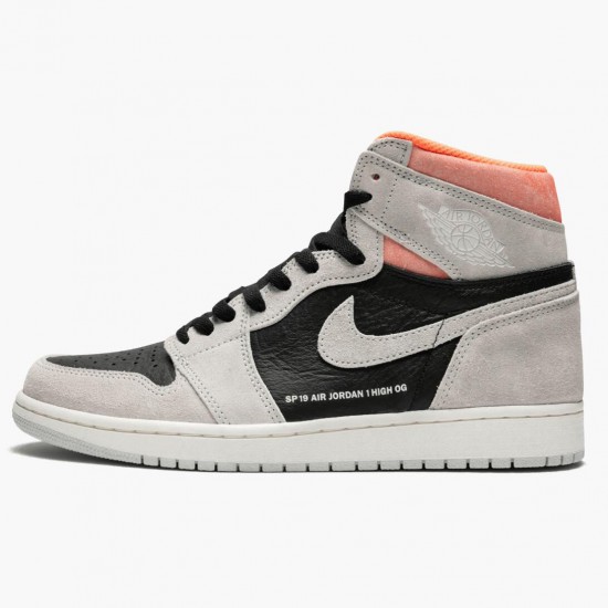 Choose To Buy Nike Air Jordan 1 Retro High Neutral Grey Neutral Grey/Black 555088 018 Shoes In Ireland