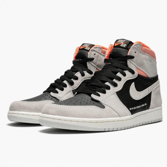 Choose To Buy Nike Air Jordan 1 Retro High Neutral Grey Neutral Grey/Black 555088 018 Shoes In Ireland