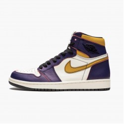 Nike Air Jordan 1 Retro High OG Defiant SB "LA to Chicago" Purple/Sail-University Gold-Bl CD6578 507 Men/Women Shoes In Ireland