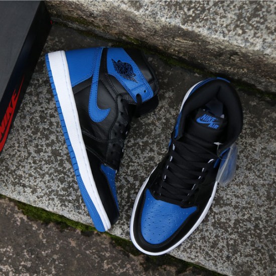 Select and Buy Nike Air Jordan 1 Retro High OG Royal Black/Royal-White 555088 007 Shoes In Ireland