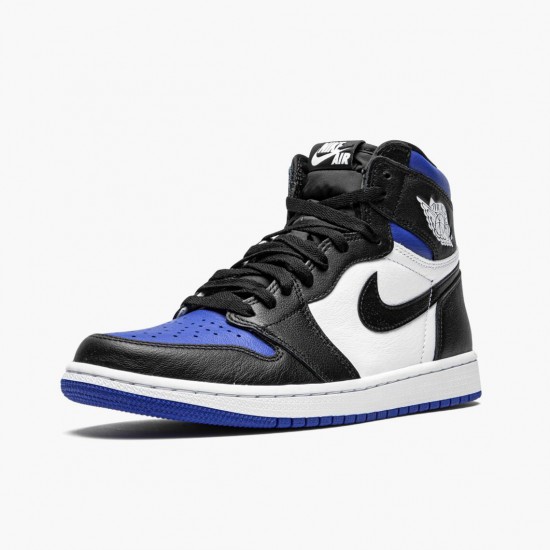 Click To Buy Nike Air Jordan 1 Retro High OG Royal Toe Black/White-Game Royal-Black 555088 041 Shoes In Ireland