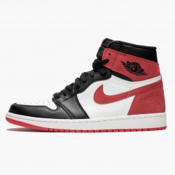 Nike Air Jordan 1 Retro High OG "Track Red" Summit White/Track Red-Black 555088 112 Men/Women Shoes In Ireland