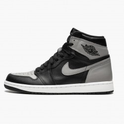 Nike Air Jordan 1 Retro High "Shadow" Black/Medium-Grey White 555088 013 Men Shoes In Ireland