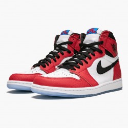 Nike Air Jordan 1 Retro High "Spider-Man Origin Story" Gym Red/Black-White-Photo Blue 555088 602 Men Shoes In Ireland