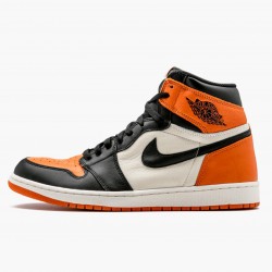 Nike Air Jordan 1 Retro "Shattered Backboard" Black/Starfish-Sail 555088 005 Men Shoes In Ireland