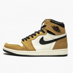 Nike Air Jordan 1 "Rookie of the Year" Golden Harvest/Black-Sail 555088 700 Men/Women Shoes In Ireland