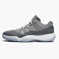 Nike Air Jordan 11 Low "Cool Grey" Men/Women 528895 003 Medium Grey/White-Gunsmoke Shoes In Ireland