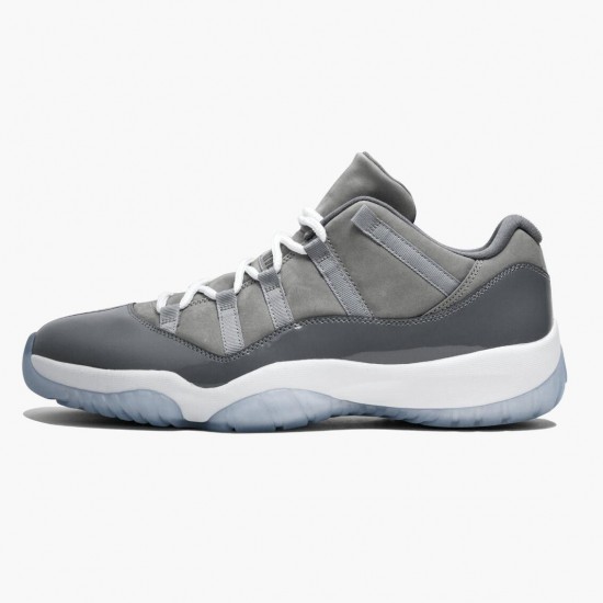 Choose To Buy Nike Air Jordan 11 Low Cool Grey Men/Women 528895 003 Medium Grey/White-Gunsmoke Shoes In Ireland