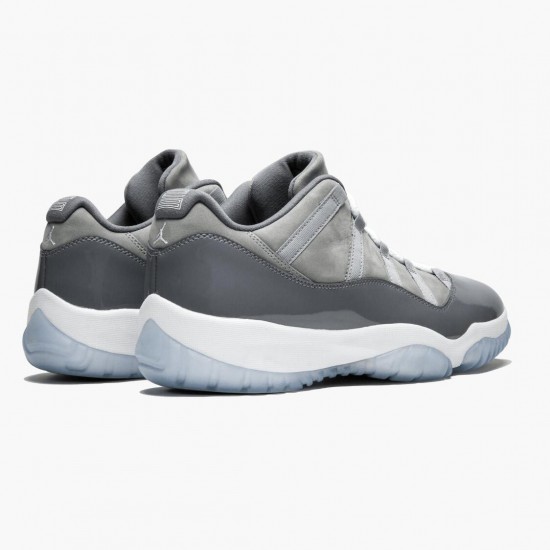 Choose To Buy Nike Air Jordan 11 Low Cool Grey Men/Women 528895 003 Medium Grey/White-Gunsmoke Shoes In Ireland