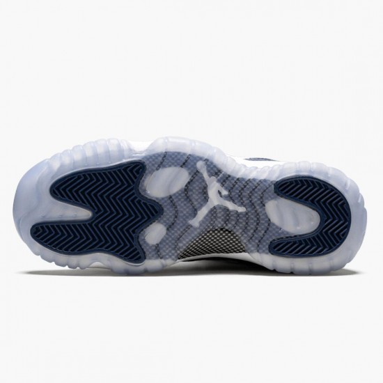 Order To Buy Nike Air Jordan 11 Low Navy Snakeskin Men CD6847 102 White Black-Navy Shoes In Ireland