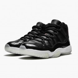 Nike Air Jordan 11 Retro "72-10" Men/Women 378037 002 Black Gym Red-White-Anthracite Shoes In Ireland